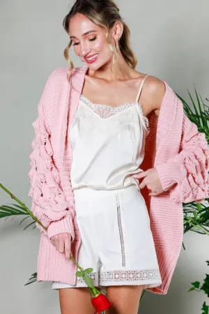 Bubble Sleeve Cardigan Bubble Sleeve Cardigan