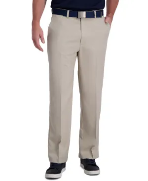 Classic fit trousers cool right performance flex flat front Haggar