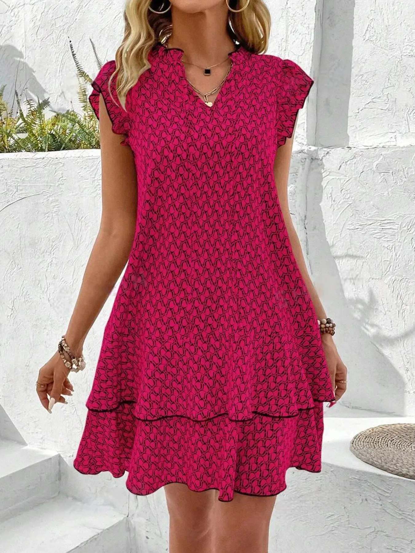 Delia | Timeless Printed Dress