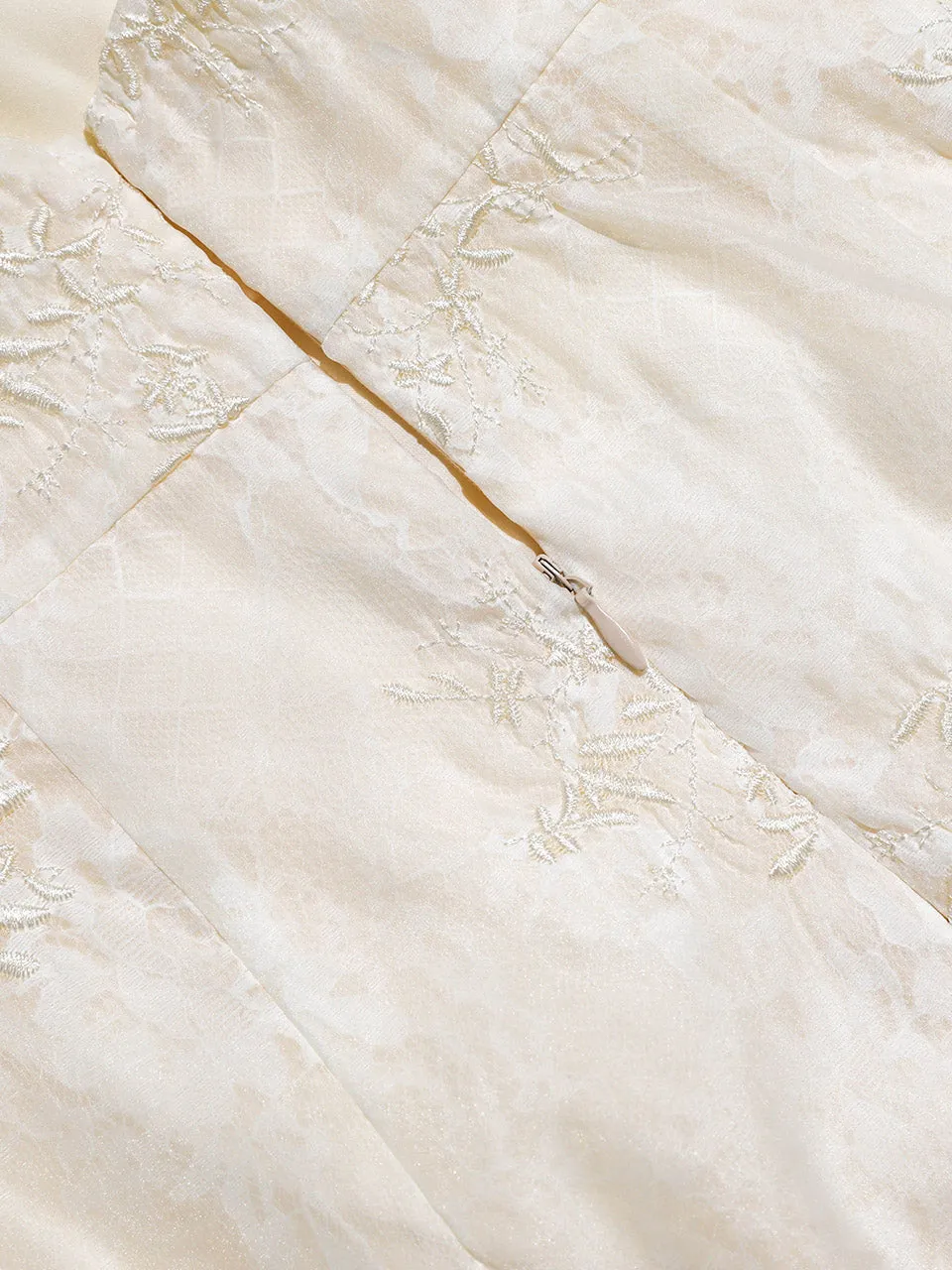 Elegant Back Ribbon Long Dress