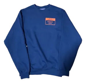 Hello My Name Is Crewneck - Navy