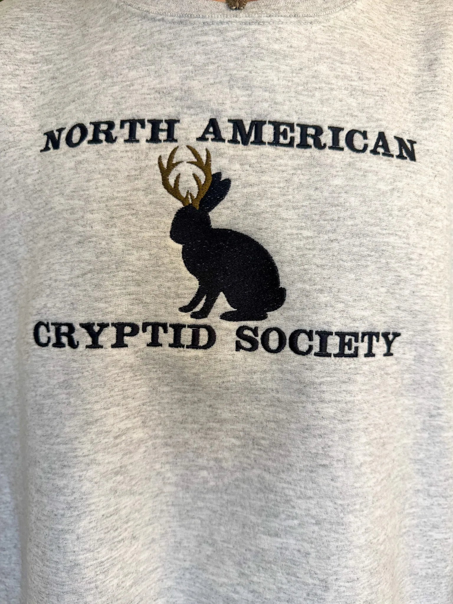 Jackalope Grey Crewneck 2XL