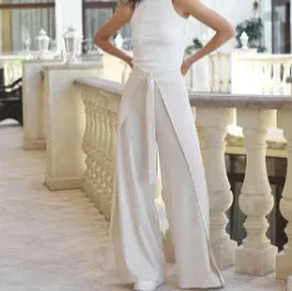 Katy  Weit geschnittene Culottes mit Bindegrtel