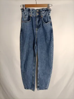 MANGO. Pantalón denim slowchy  T.34