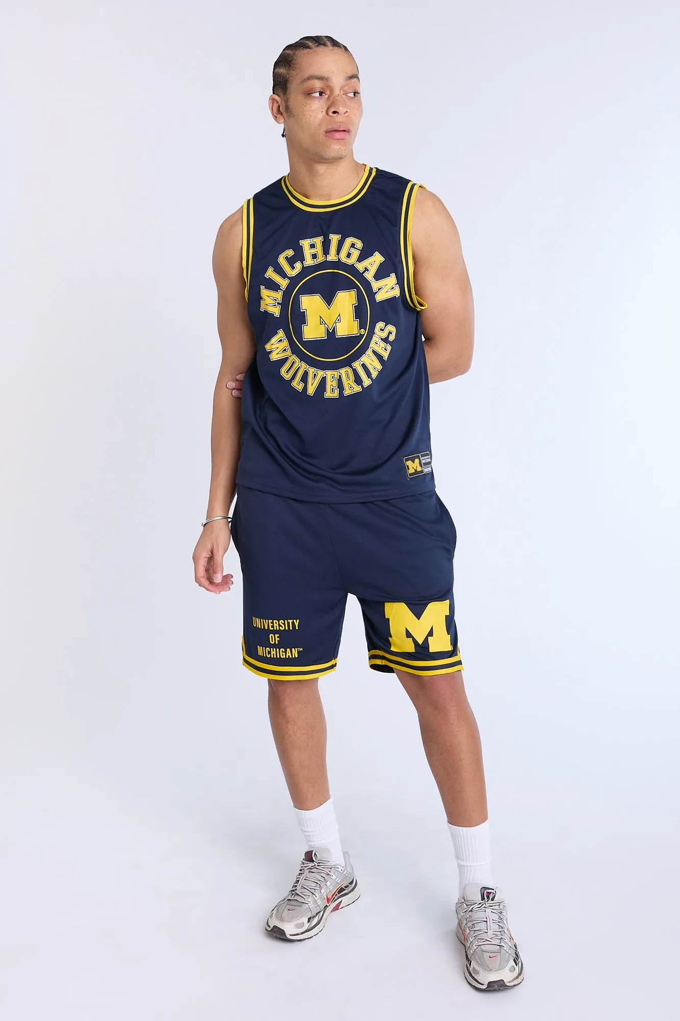 Mens Michigan Wolverines Mesh Tank Top