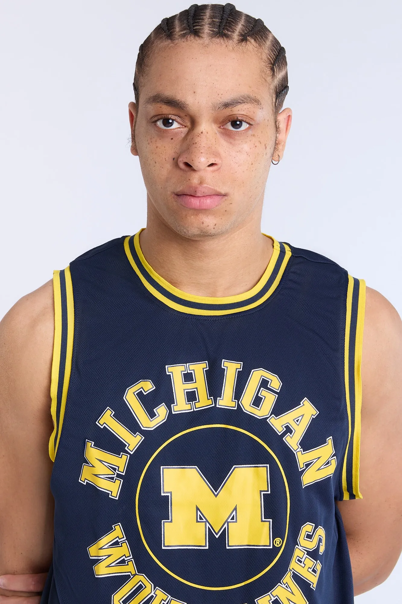 Mens Michigan Wolverines Mesh Tank Top