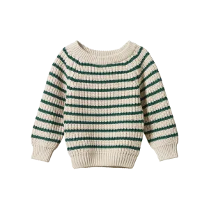 Nature Baby Billy Jumper - Pine Sailor Stripe