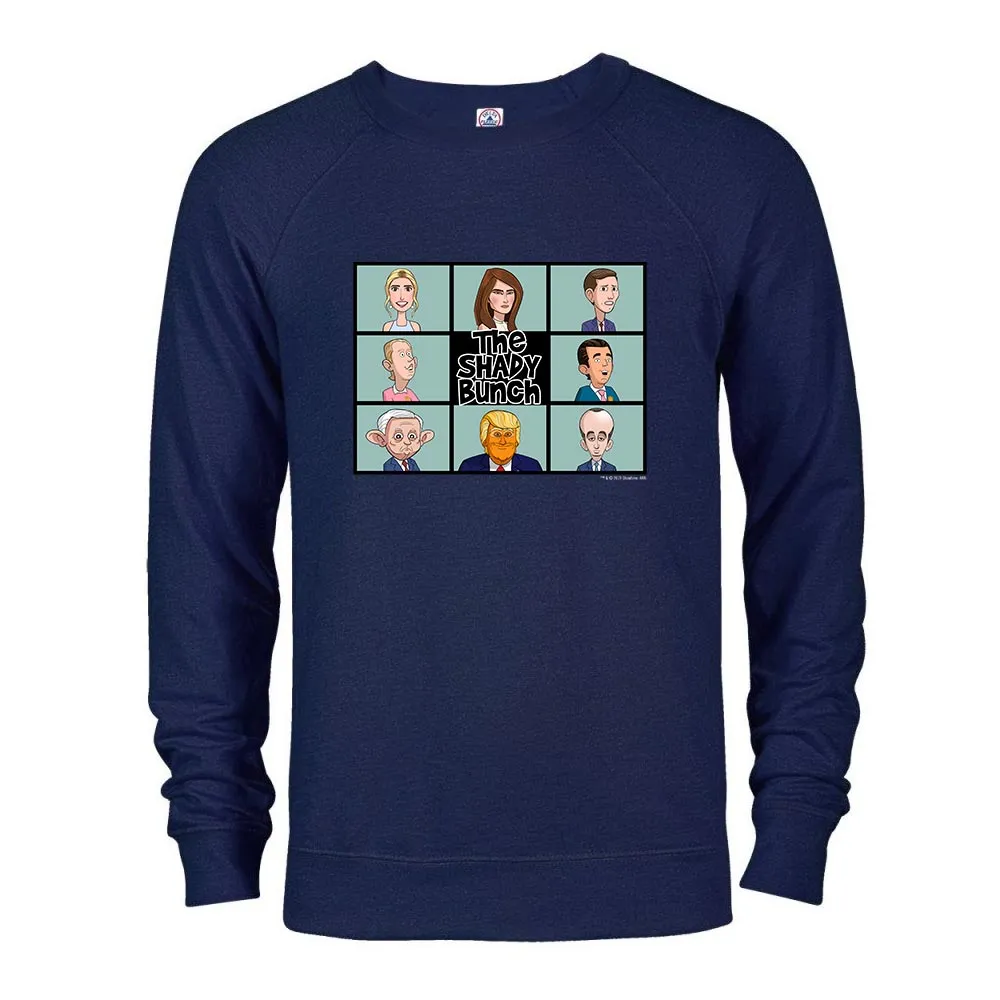 Our Cartoon President Shady Bunch Lightweight Crew Neck Sweatshirt