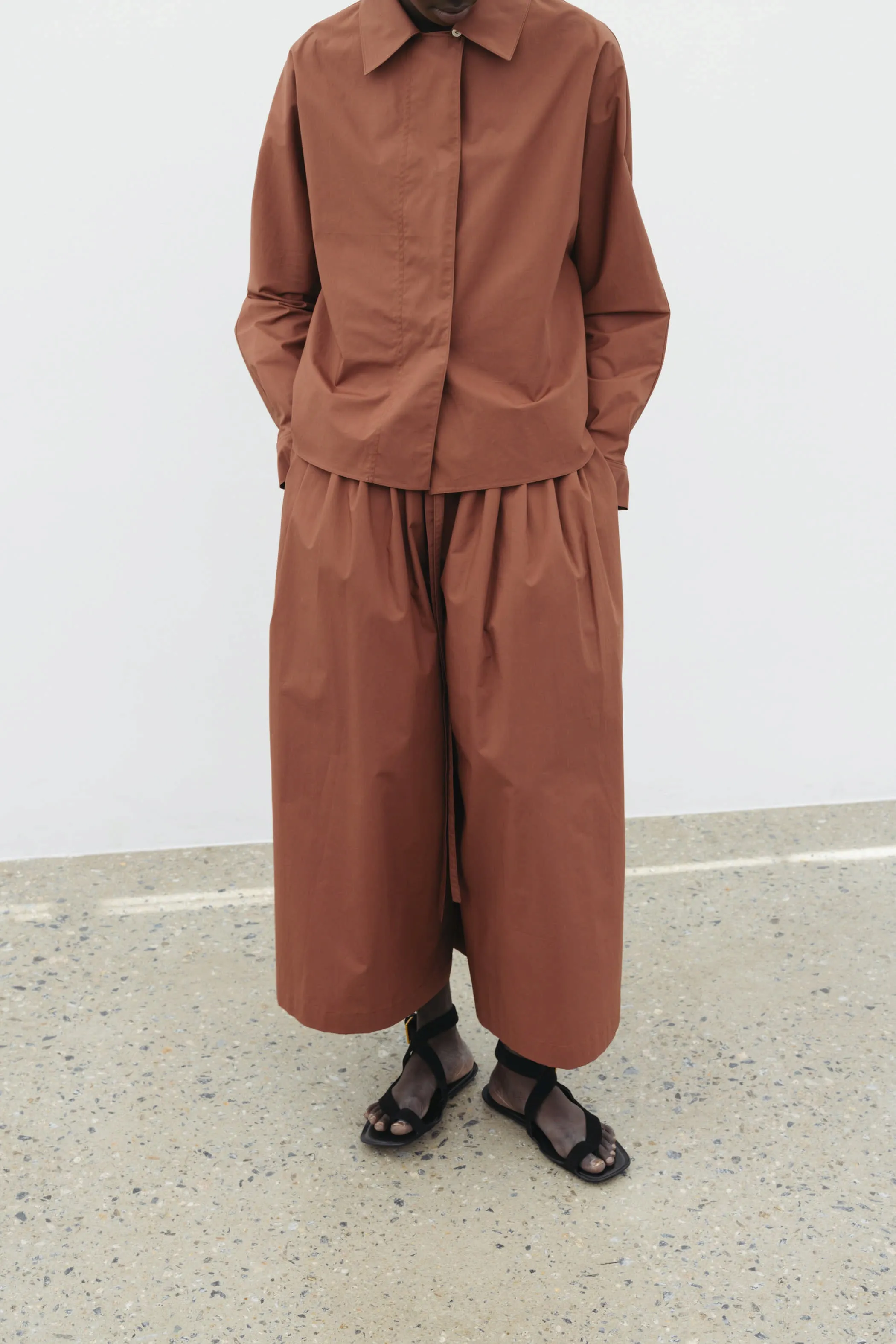 The Loom Culotte Pants in Black